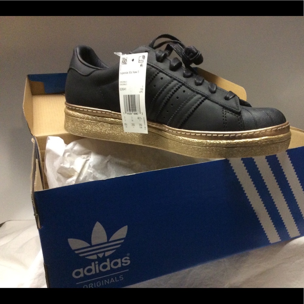 Adidas black sneakers